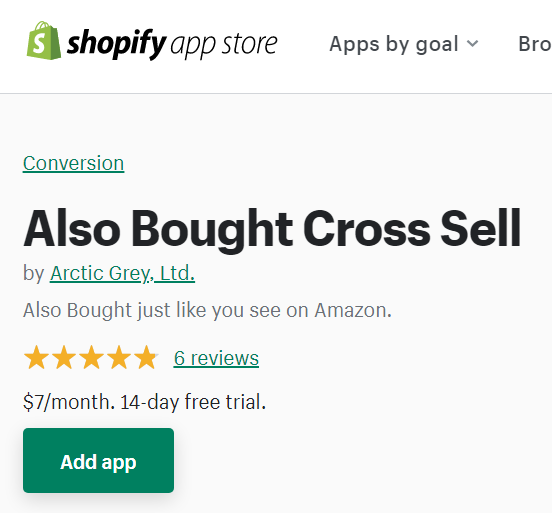 also-bought. cross sell